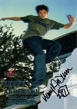 2000 Fleer Adrenaline - Autographs #A Kenny Anderson Front